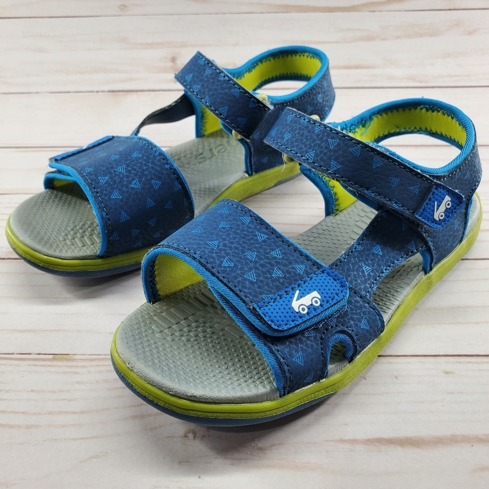 See Kai Run Logan T Strap Sandals Blue Size 1
